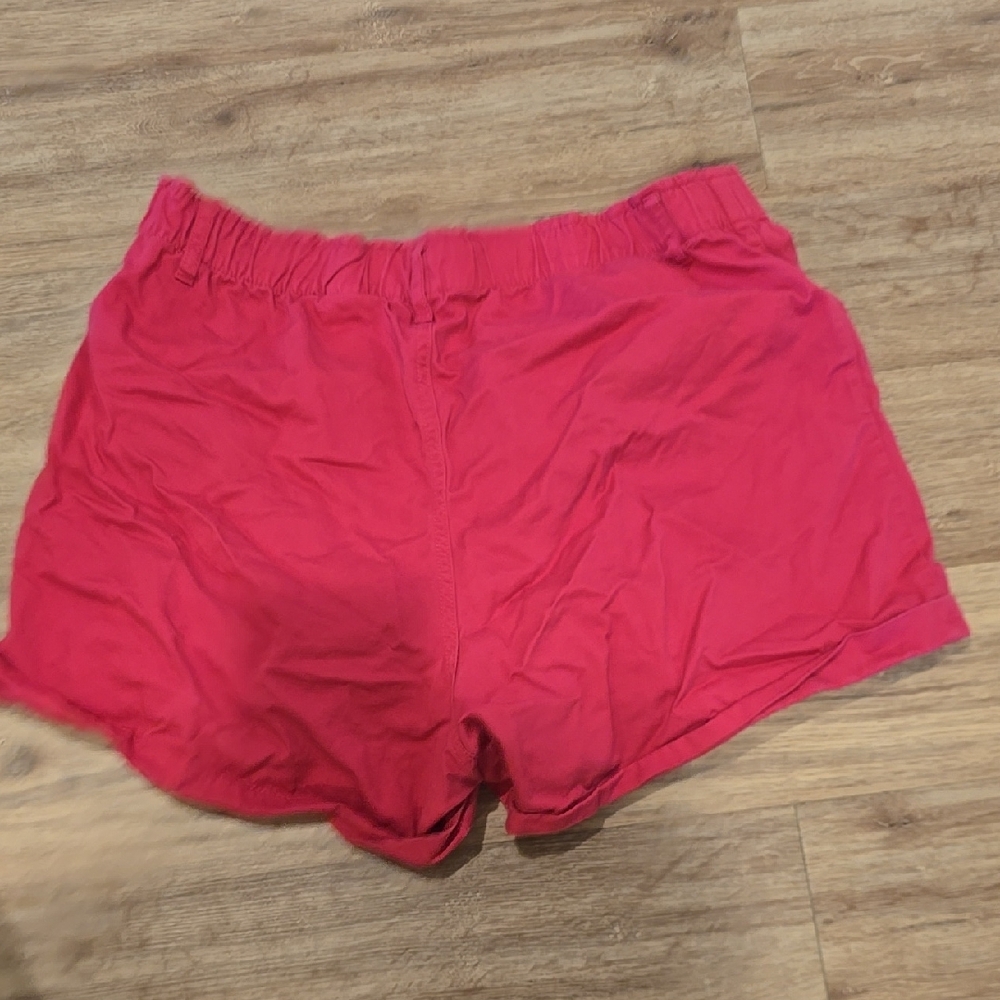 Women's Red Shorts - Picture 3 of 3